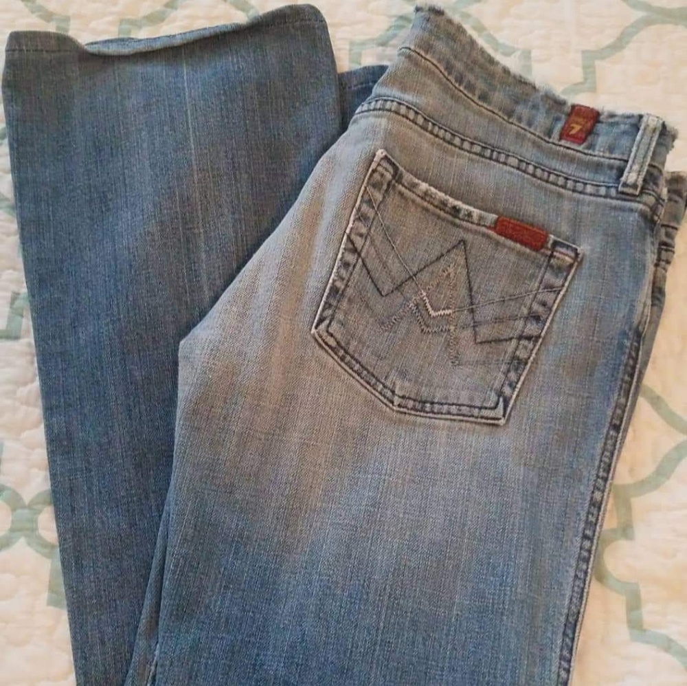 7 for All Mankind Distressed A-pocket Jeans